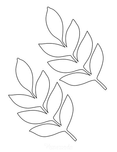 printable pics of leaves