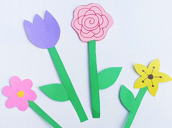 printable picture of a flower garden