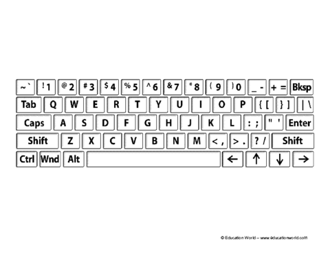 template_keyboard.pdf | Education World