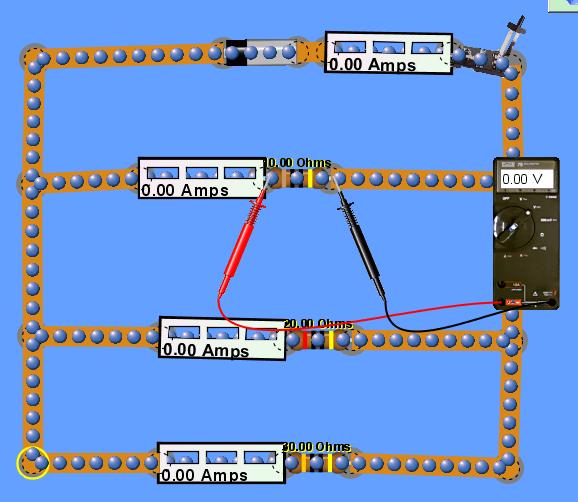 printable picture of a series circuit