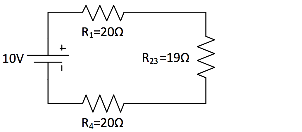 printable picture of a series circuit