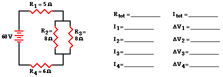 printable picture of a series circuit