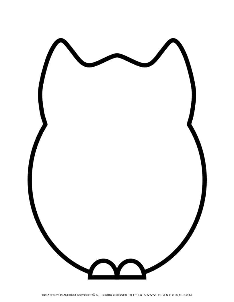 printable picture of an owl