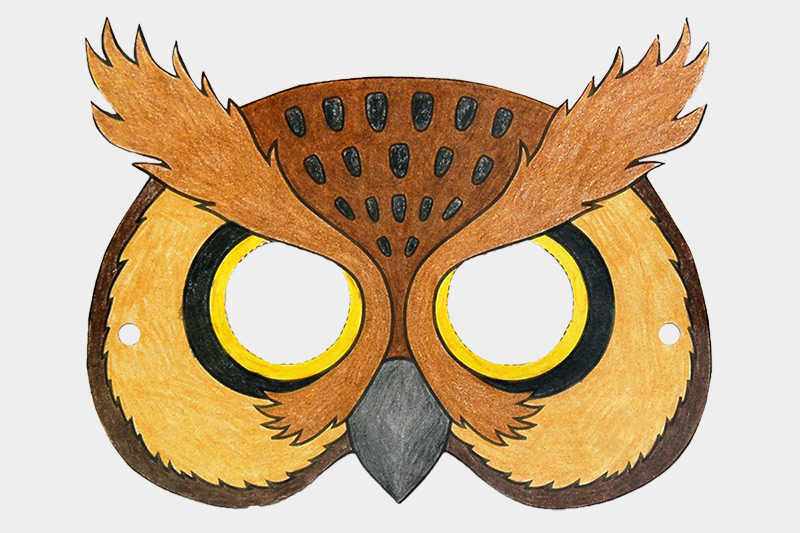 printable picture of an owl