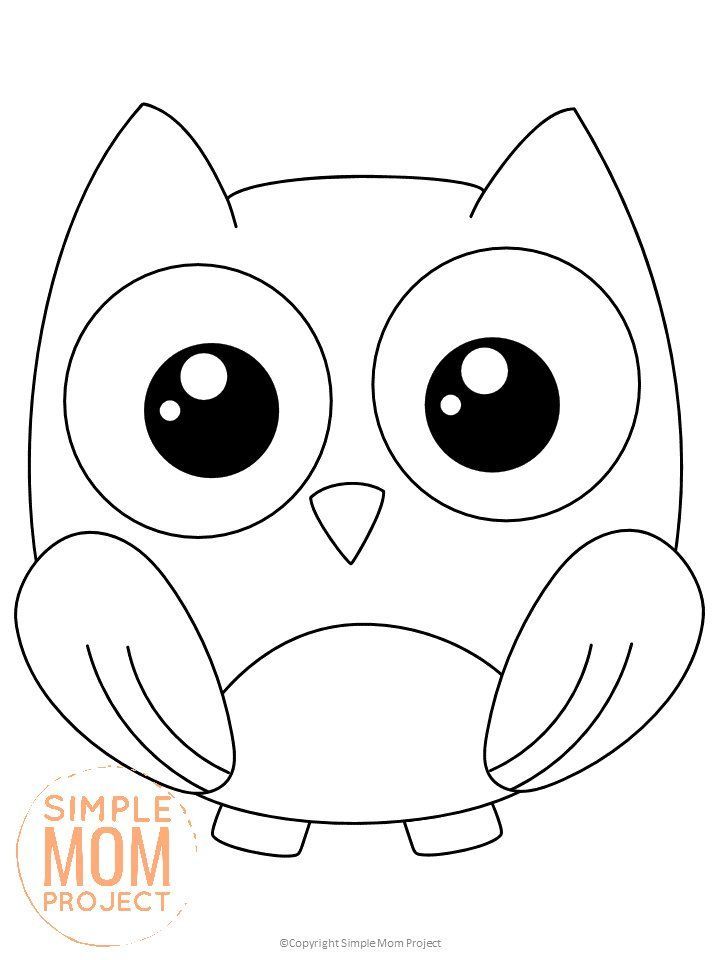 printable picture of an owl