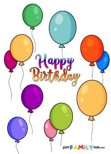6 Free Printable Happy Birthday Signs | Just Family Fun