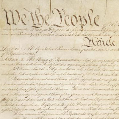 printable picture of the us constitution