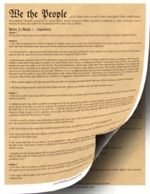 printable picture of us constitution