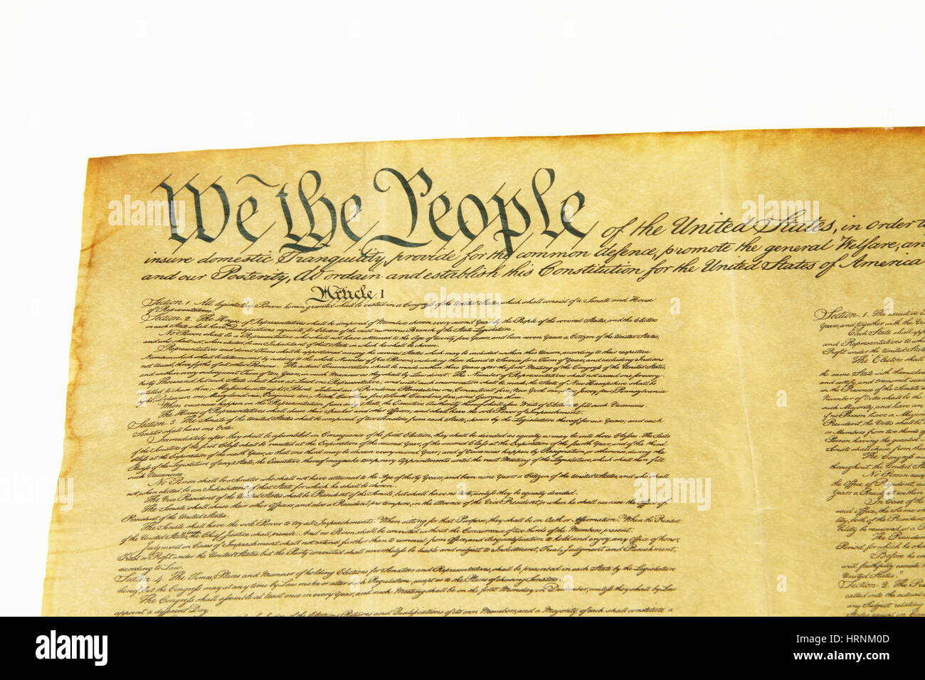 printable picture of us constitution
