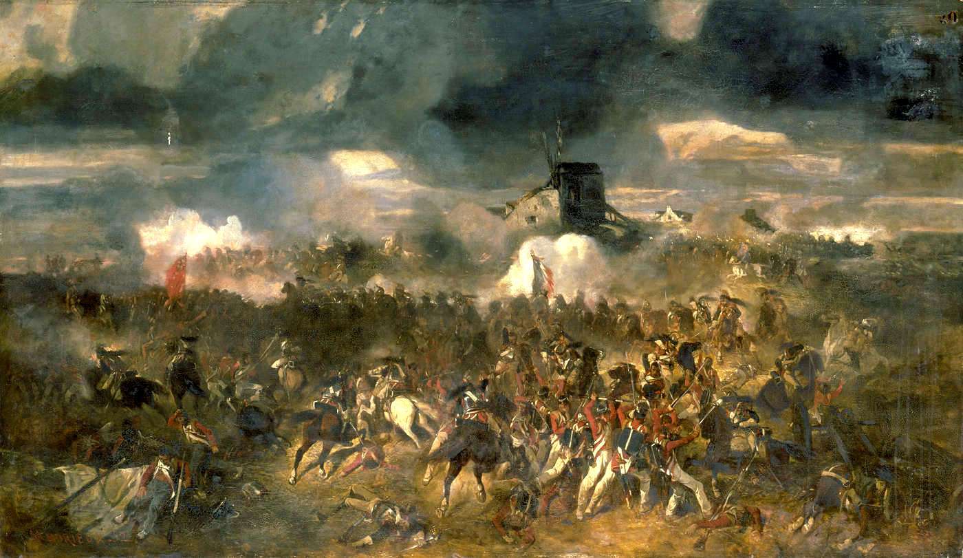 printable pictures battle of waterloo 1815