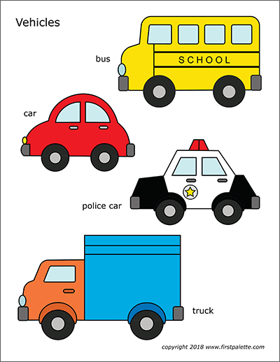 Cars and Vehicles | Free Printable Templates &  Coloring Pages ...
