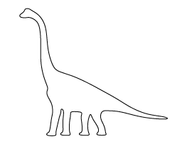 Free Dinosaur Patterns for Crafts, Stencils, and More