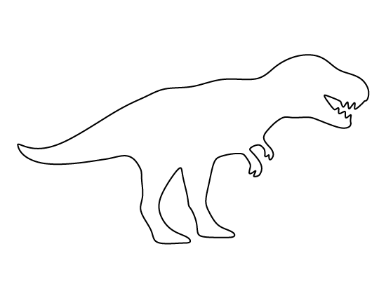 printable pictures dinosaur outline