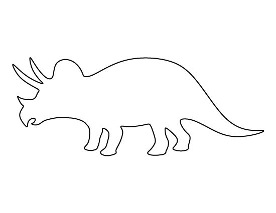 7 Best Dinosaur outline ideas | dinosaur outline, dinosaur ...