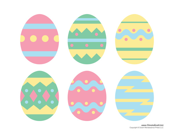 Printable Easter Egg Templates - Tims Printables