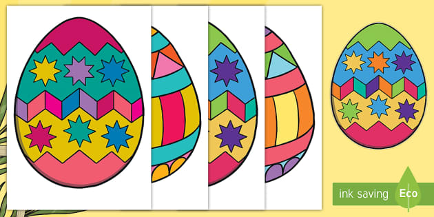 printable pictures easter eggs