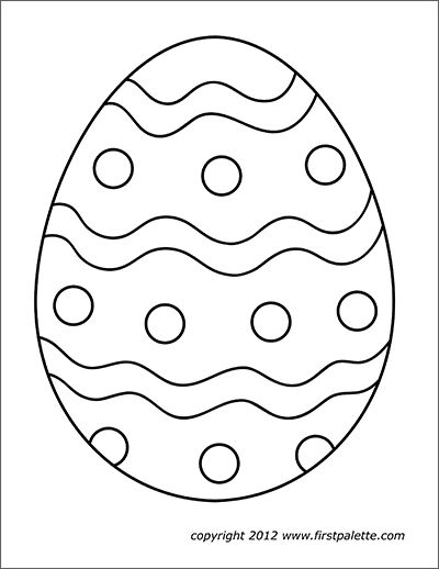 printable pictures easter eggs