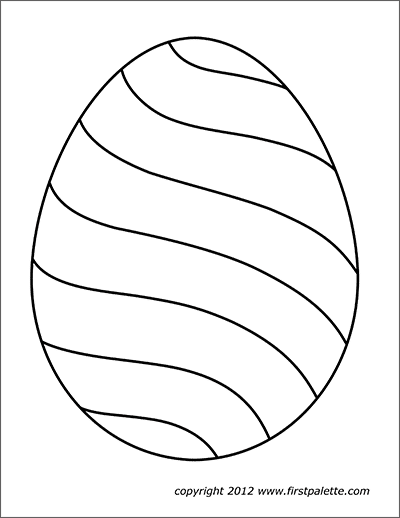 Easter Eggs | Free Printable Templates &  Coloring Pages ...
