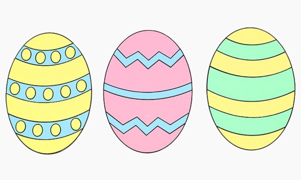 Cardstock Easter Eggs (with Free Printable!) - The Craft-at-Home ...