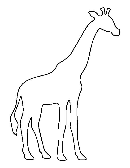 printable pictures giraffe