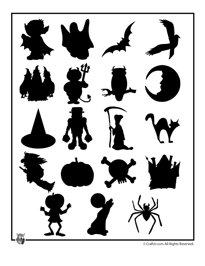 printable pictures halloween