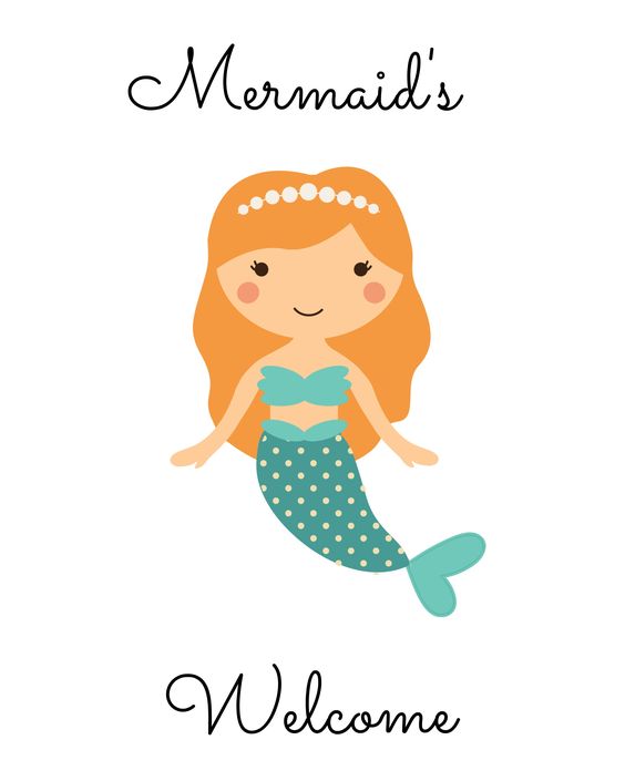 printable pictures mermaid