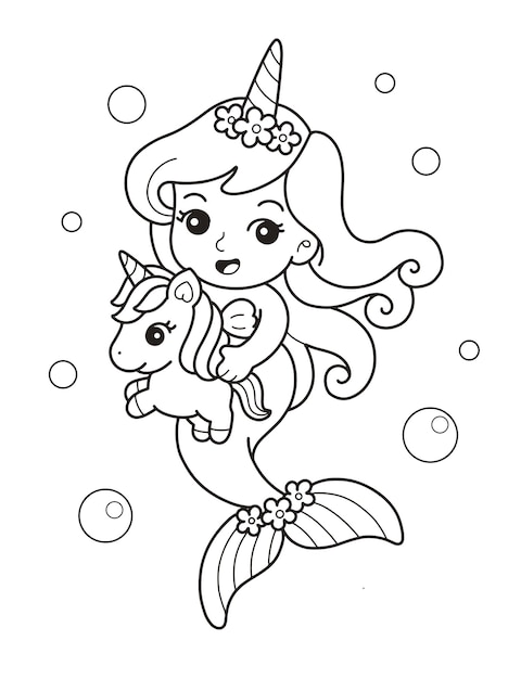 printable pictures mermaid