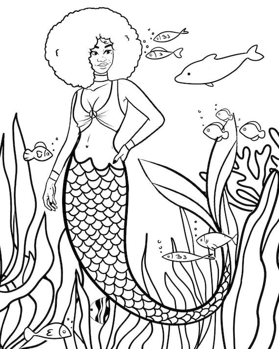 printable pictures mermaid