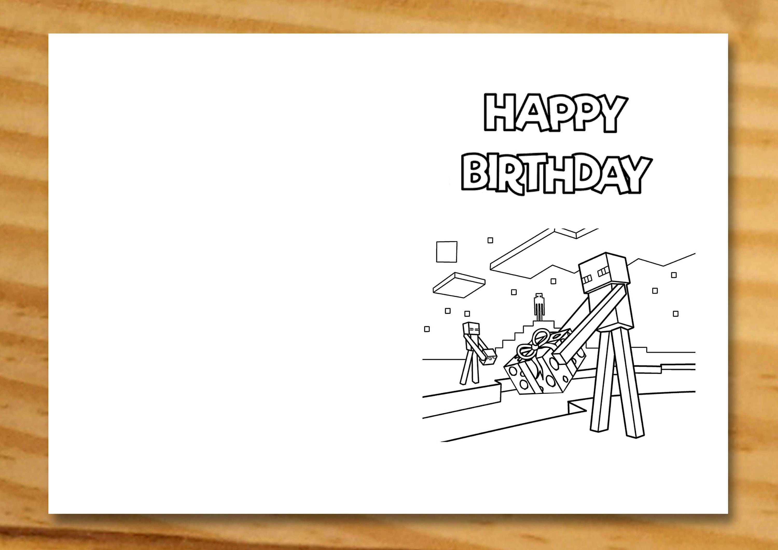printable pictures minecraft