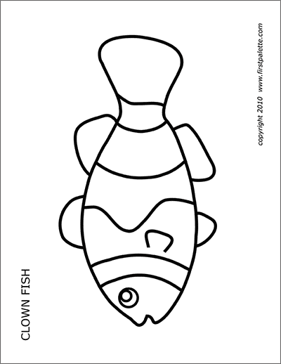 printable pictures of fish to colour