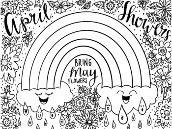 April Showers Bring May Flowers | Free Spring Printable | www ...