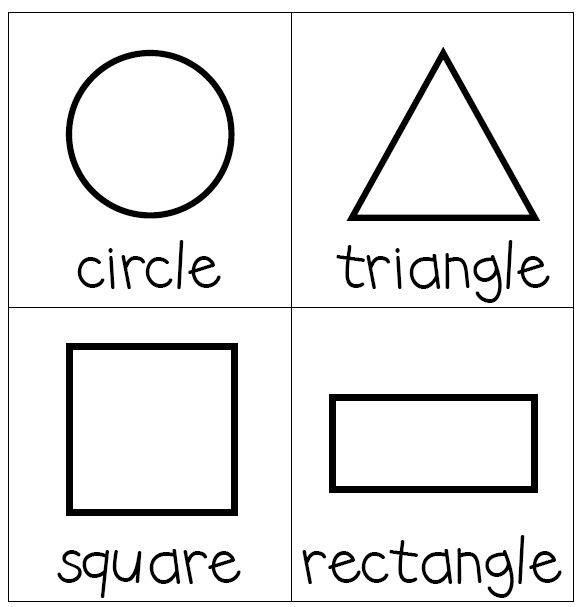 printable pictures of shapes