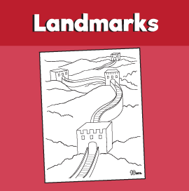 printable pictures of the great wall of china