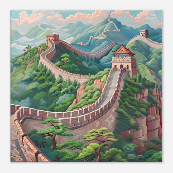 printable pictures of the great wall of china