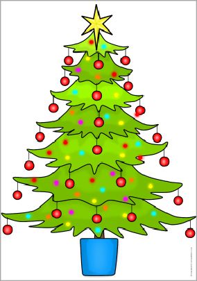Giant Christmas Tree Picture for Display (SB10944)