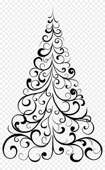 printable pictures of xmas trees