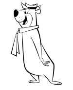 printable pictures of yogi bear