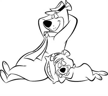 printable pictures of yogi bear