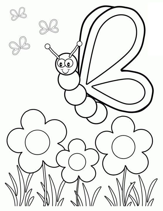 Top 35 Free Printable Spring Coloring Pages For Toddlers