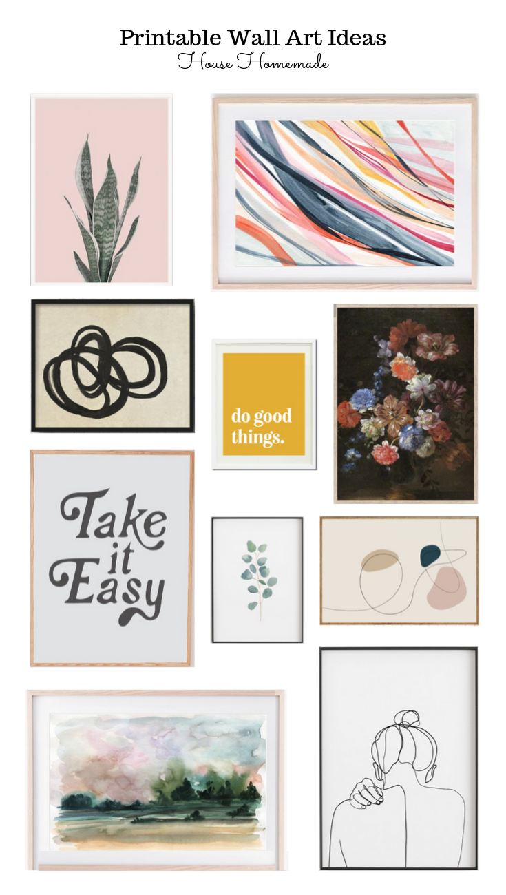 Printable Wall Art Pieces | Wall Art Print Outs For The Home