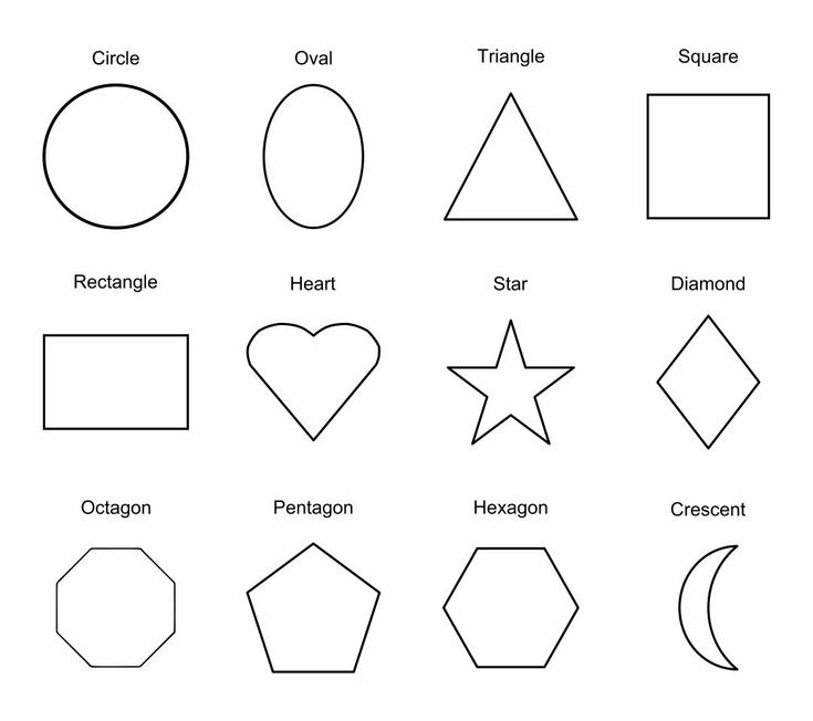 printable pictures with shapes