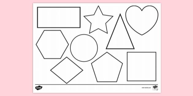 printable pictures with shapes