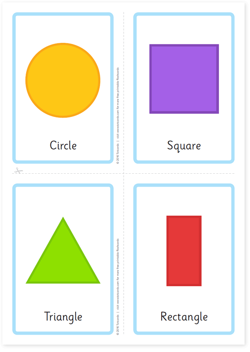 printable pictures with shapes