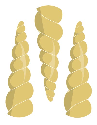 printable pin horn on unicorn