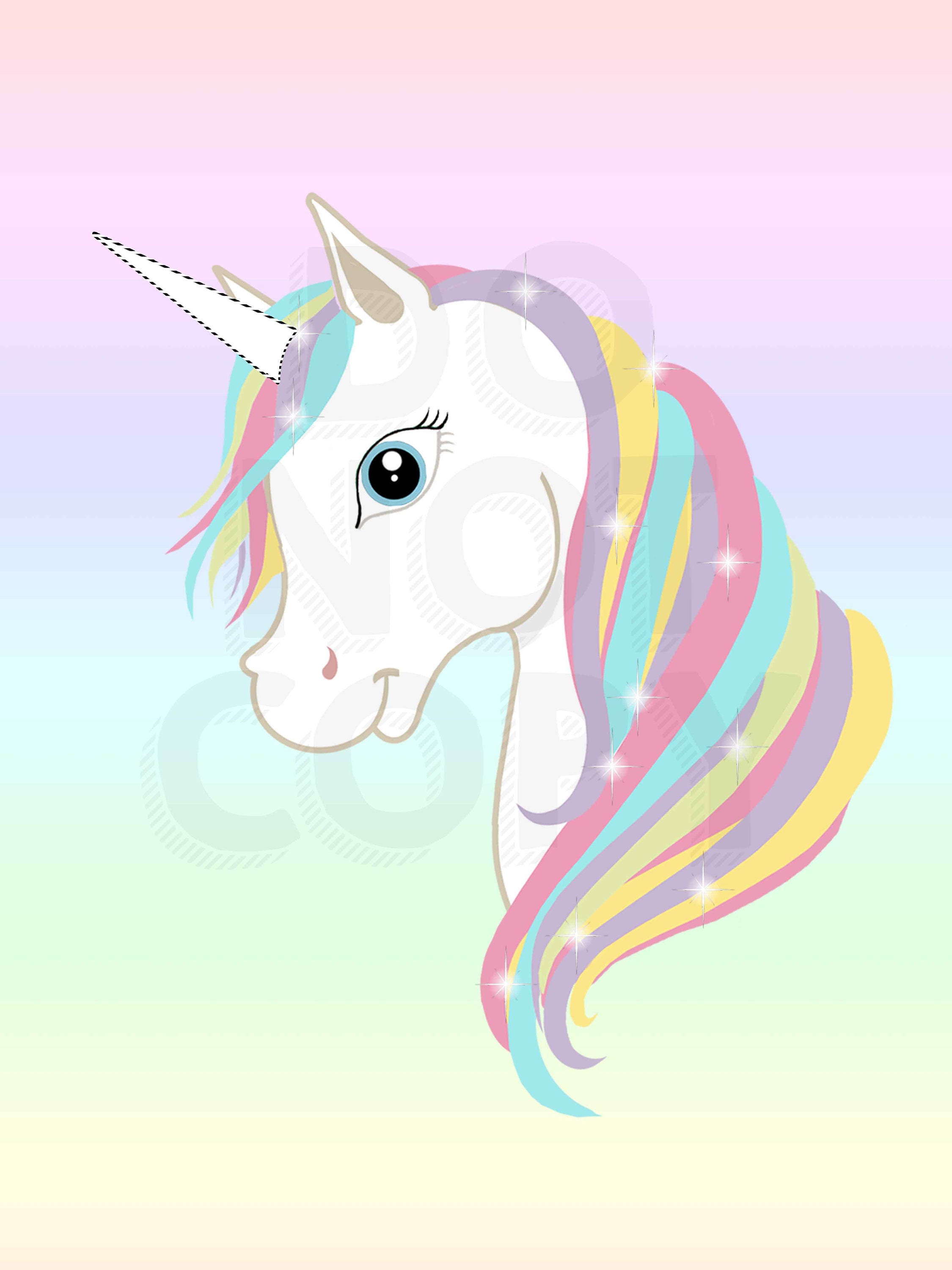 Pin the Horn on the Unicorn Party Theme GAME Digital File  