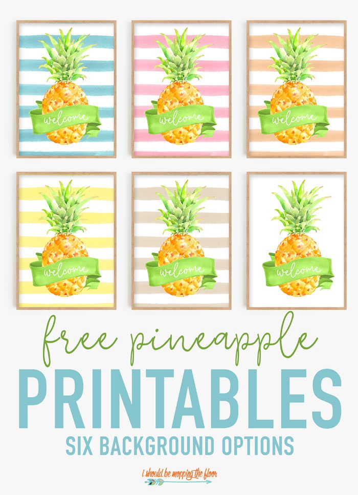 Free Pineapple Printable Designs