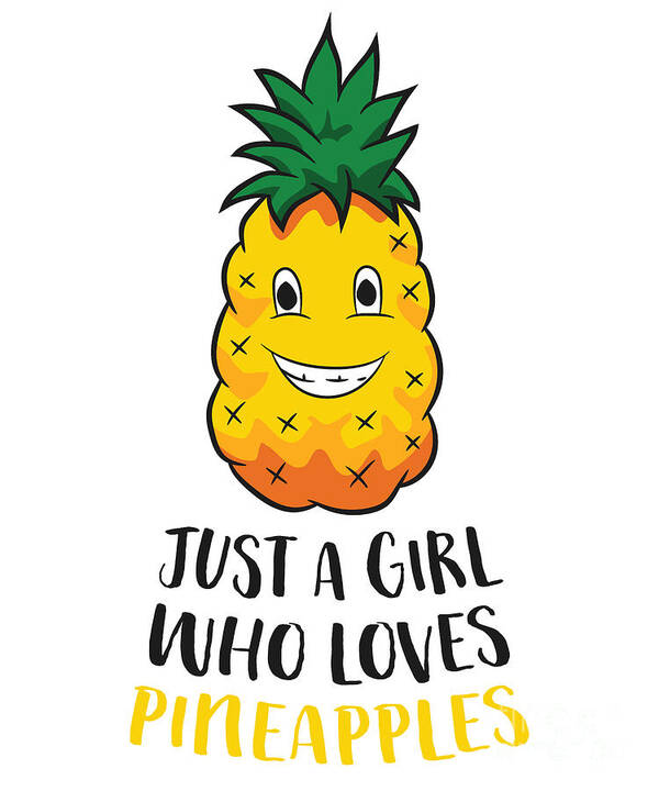 Vector seamless summer pattern with pineapples. Delicious ...