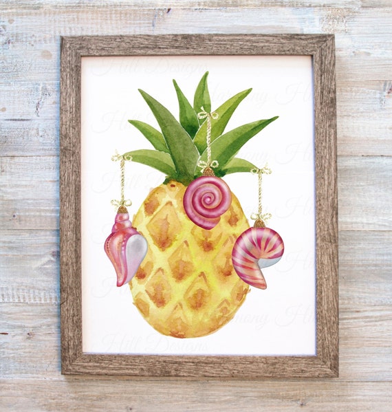Just a Girl Who Loves Pineapples Summer Cute Pineapple Girl Framed Print