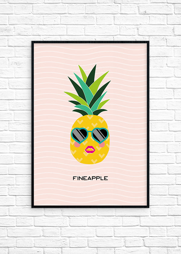 printable pineapple wall art