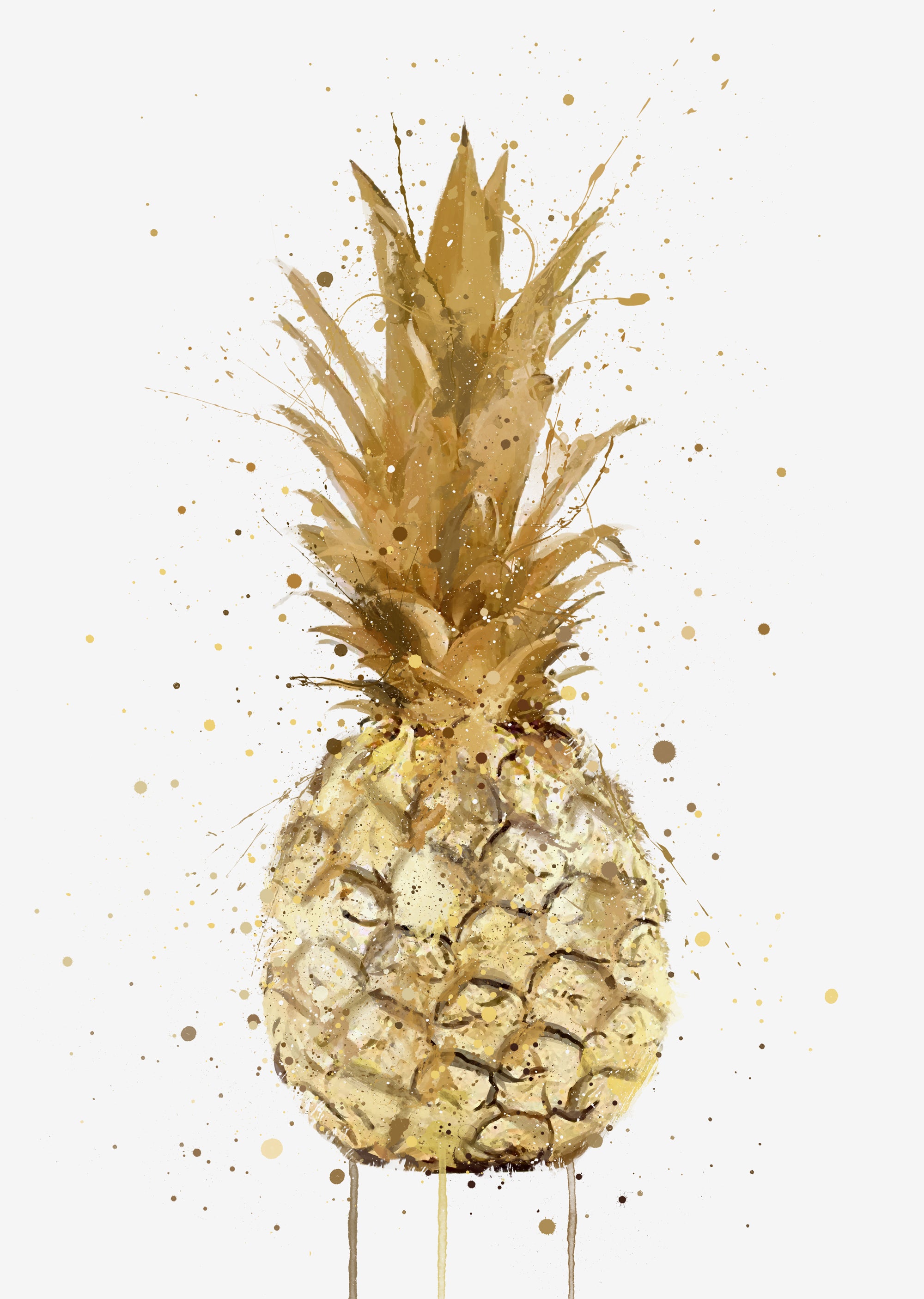 Minty Pineapple | Art Print - Life In Ink